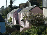 Pink Cottage in Bodinnick, South West England
