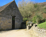 Tithe Barn in Owlpen, South West England